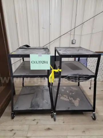 Carts; A/V, lot of 2 - UNTESTED