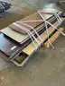 Tables; folding, lot of 6