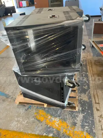 Network racks; lot of 4 - UNTESTED