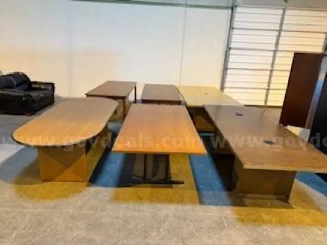 Conference Tables - Lot of 6 Assorted