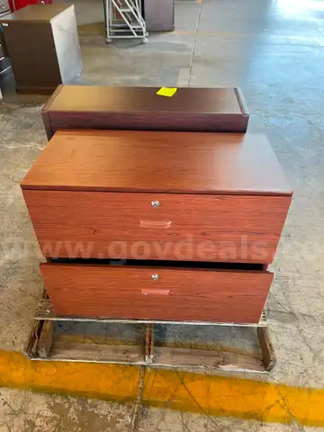 File cabinet and bookcase