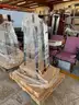 Sign base and post kit; lot of 7