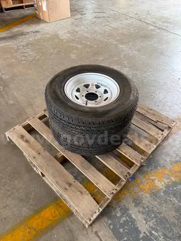 Tires and wheels, lot of 2 - UNTESTED