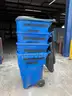 95 gallon trash receptacles, lot of 4