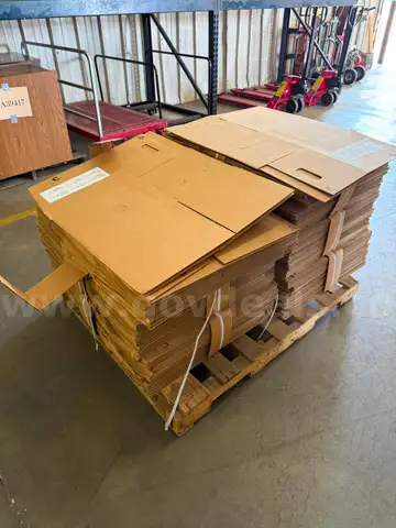 Cardboard boxes, approximately 120