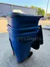 95 gallon trash receptacles, lot of 3