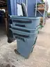 95 gallon trash receptacles, lot of 3