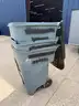 95 gallon trash receptacles, lot of 3