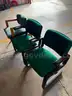 Chairs, stationary, lot of 3