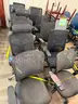 Chairs, wheeled, lot of 12