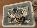 Scissors and kitchen items, approximately 30lbs - UNTESTED