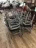 Chairs, stationary, lot of 12