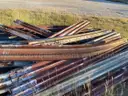 Lot of Rusted Guardrail