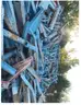 Lot of Bent Cable Barrier Posts