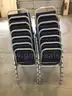 Stackable chairs, lot of approximately 14