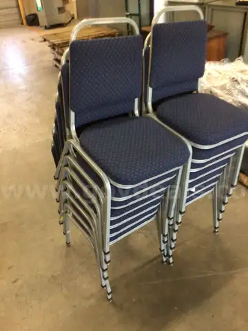 Stackable chairs, lot of approximately 14