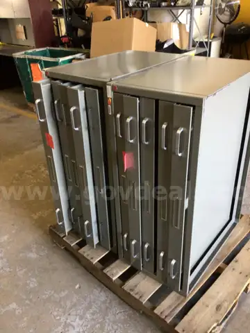 File cabinets, map, lot of 2