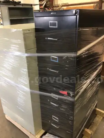 File cabinets, lot of 4