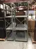 Shelving, metal, lot of 2