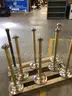 Stanchion poles, lot of 8