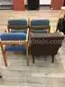 Chairs, stationary, lot of 4