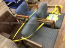 Chairs, stationary, lot of 4