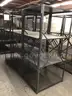 Shelving, metal, lot of 3