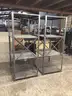 Shelving, metal, lot of 2