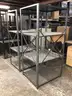 Shelving, metal, lot of 2