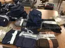 Clothing, shirts and pants, approximately 380 pieces
