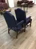 Chairs, stationary, lot of 2