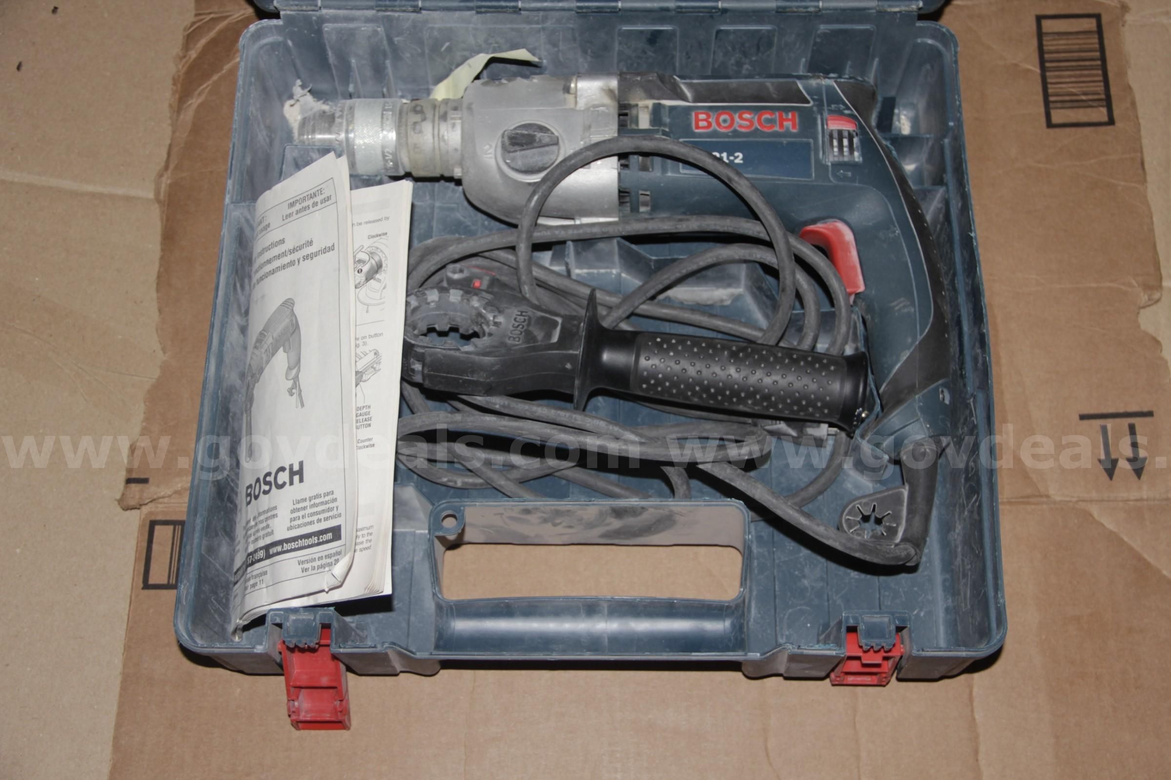 Bosch Hammer Drill Model HD21 2 UNTESTED GovDeals