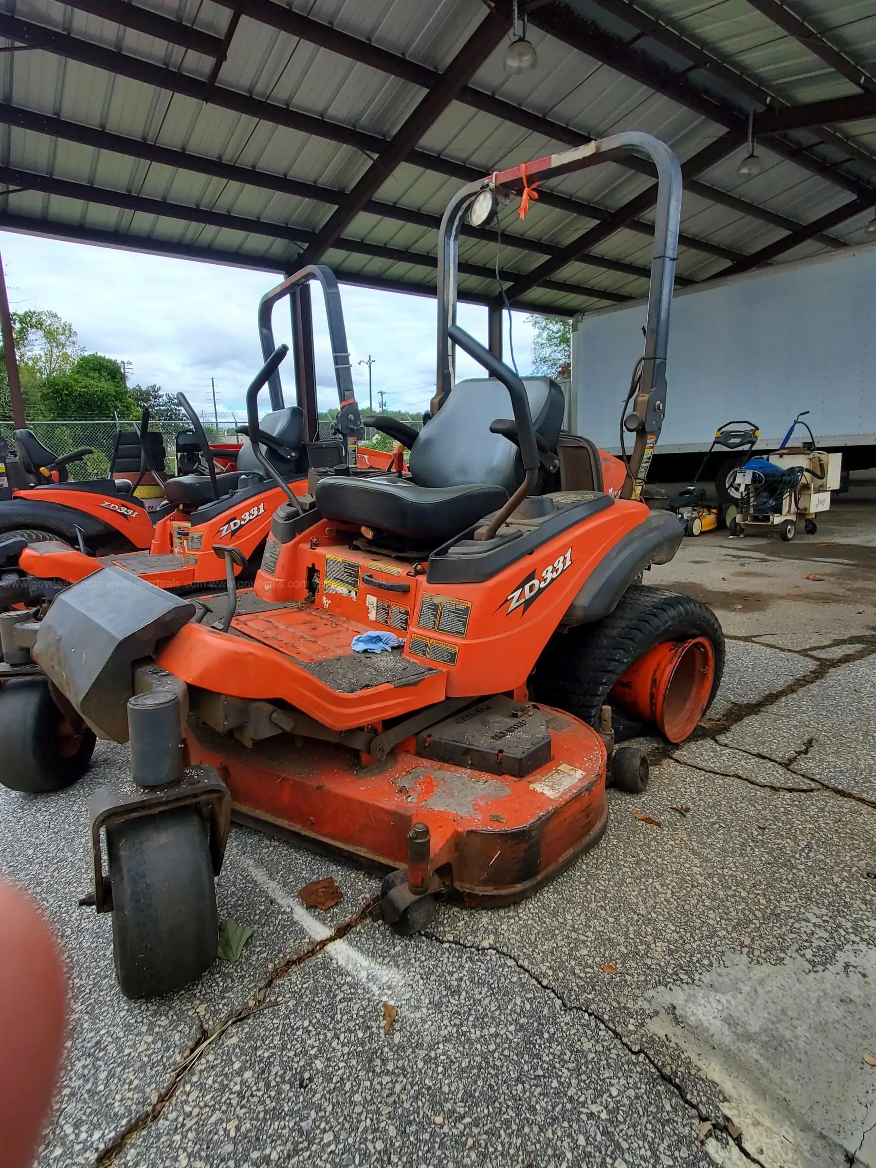 2012 Kubota ZD 331 with 60-inch deck Parts Only | AllSurplus