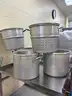 Lot of Commercial Stock Pots