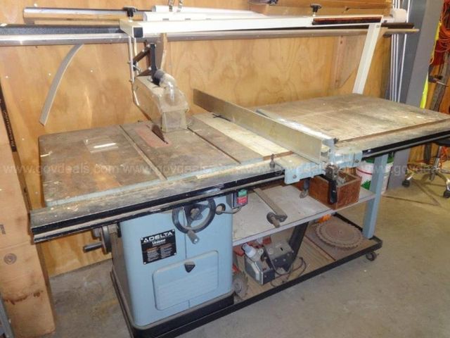 Delta Ridgid Radial Arm Saw Planer Table Saw Allsurplus 2801