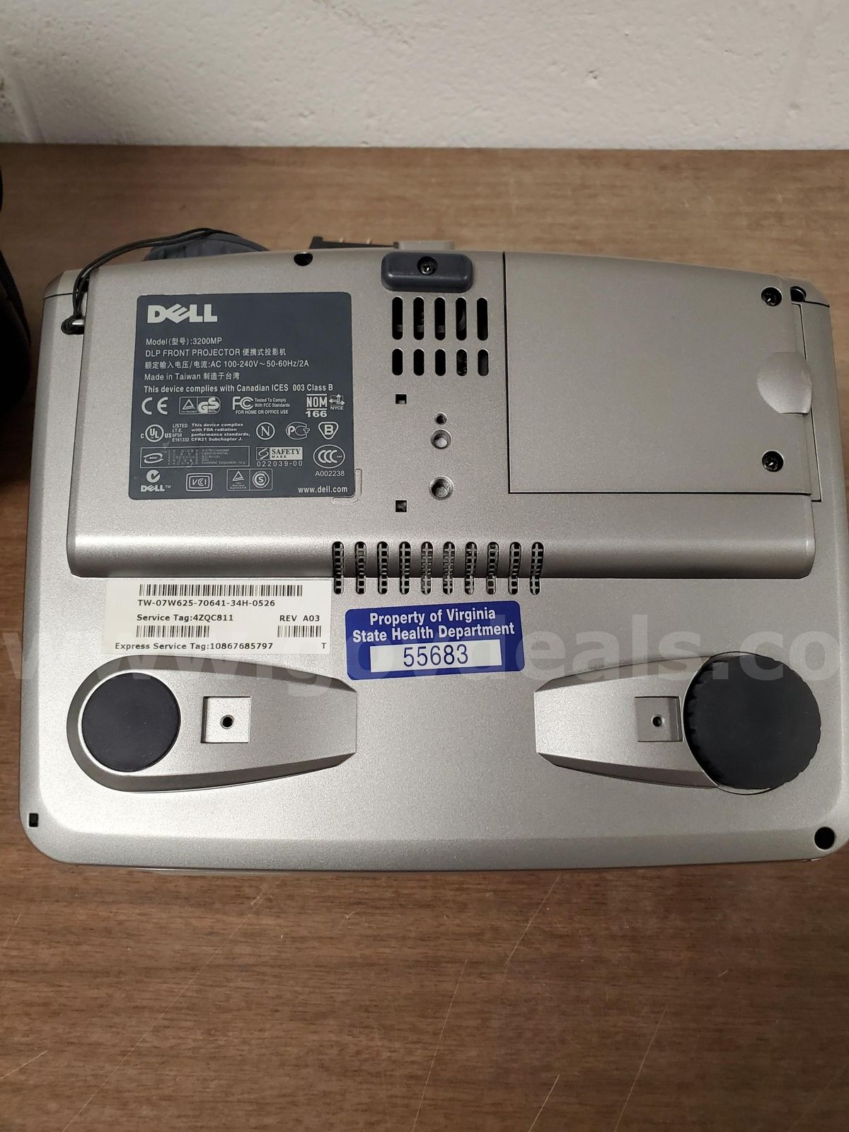 dell dlp front projector