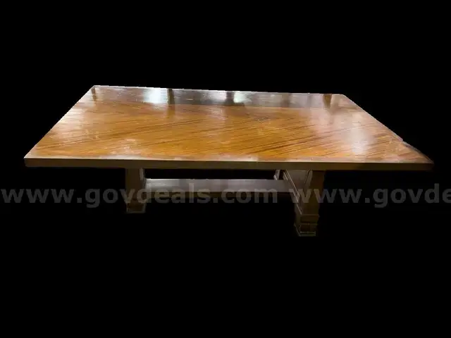 Custom Made Mahogany Dining Table