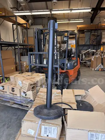 Lot of (42) Retractable Belt Stanchions