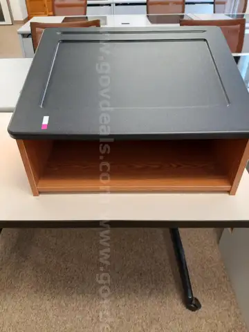 Lot of 3 Tabletop Podiums