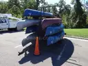 Lot of Canoes with Trailer