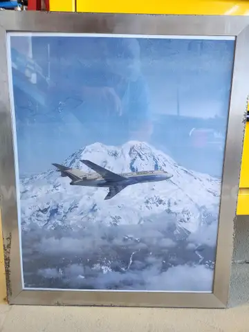 5 Framed Aircraft Photos