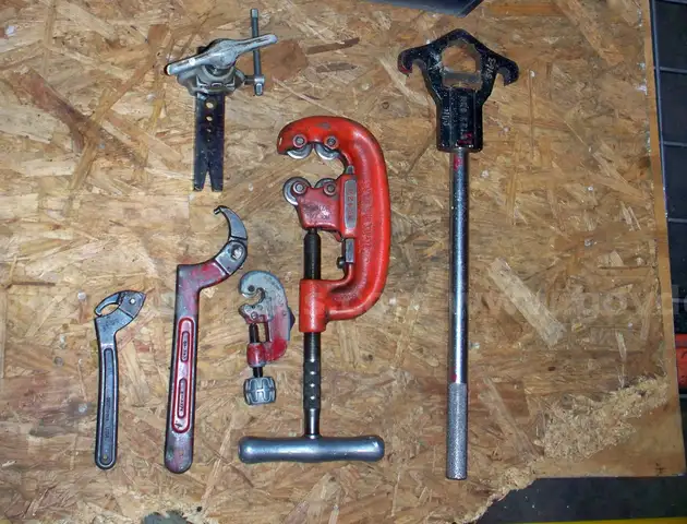Various Plumbing Tools