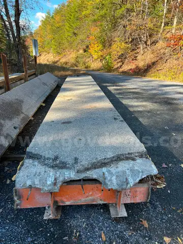 Scraped Iron / Concrete Bridge Sections