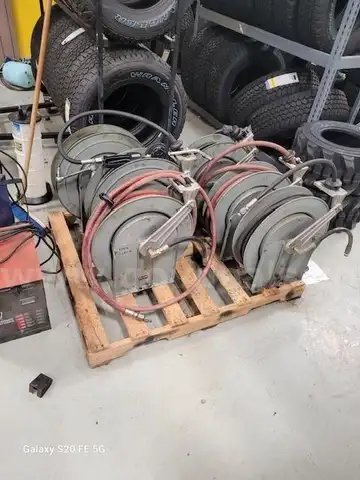 Lot of 6 Overhead Garage Reels