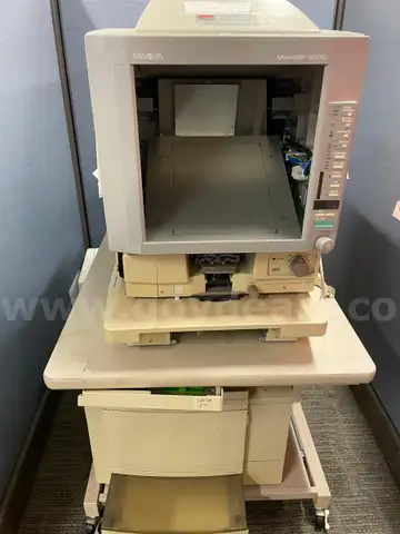 Minolta MicroSP 2000 Microfilm Reader/Printer – For Parts/Not Working