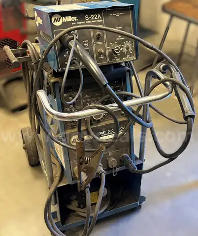 Miller Welding Machine with Wire Feeder