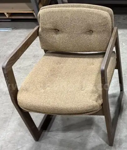 Lot of two (2) cloth chairs