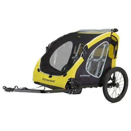 Foldable bike best sale trailer 2 passengers