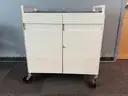 Laptop charging cart