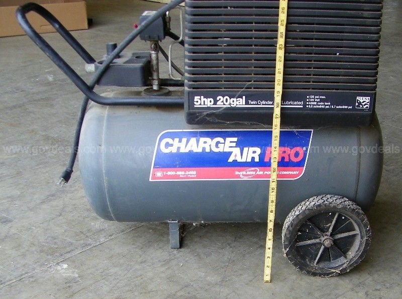 Pro air 5hp 20 gallon air compressor discount